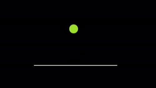 Abstrakte Blue Cube Springen und Morphing zu Green Sphera