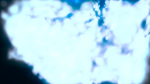 Abstract Blue Fluid Energy Reveal Animation