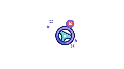 Steering Wheel Animated Icon