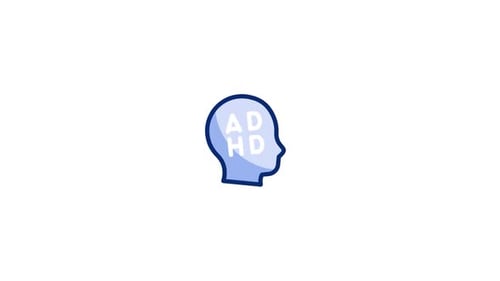 Animiertes Adhd-Symbol