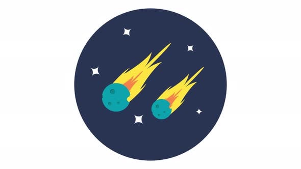 Meteor, Elements Motion Graphics ft. meteor & comet - Envato