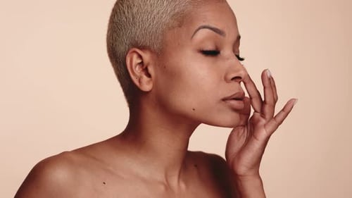 Confident African American Woman with Short Hair