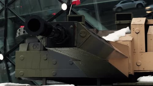 Military APC Weapon System Displayed in Budapest, NATO Technology