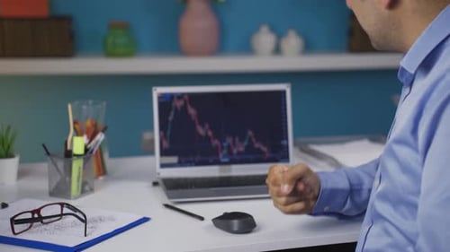 The man who lost money in the stock market is disappointed.