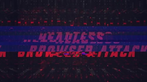 Futuristic Glitch Text Reveal Title Animation