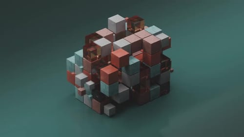 Animation d'usine satisfaisante en boucle 3D