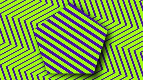 Geometric Neon Animated Abstract Background