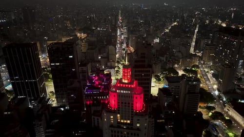 Famoso edifício Altino Arantes no centro de São Paulo, Brasil.