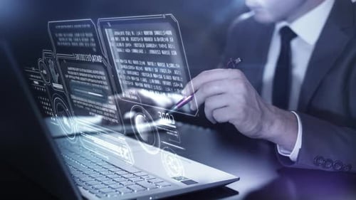 Data Decoding On A Laptop Using A Virtual Panel