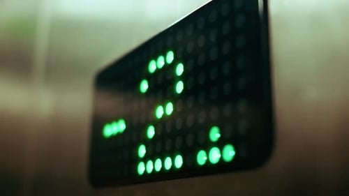 Interactive Display of Elevator Floor Indicator