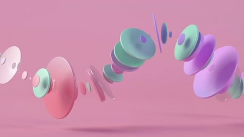 3D Loop Satisfying Plates Animation