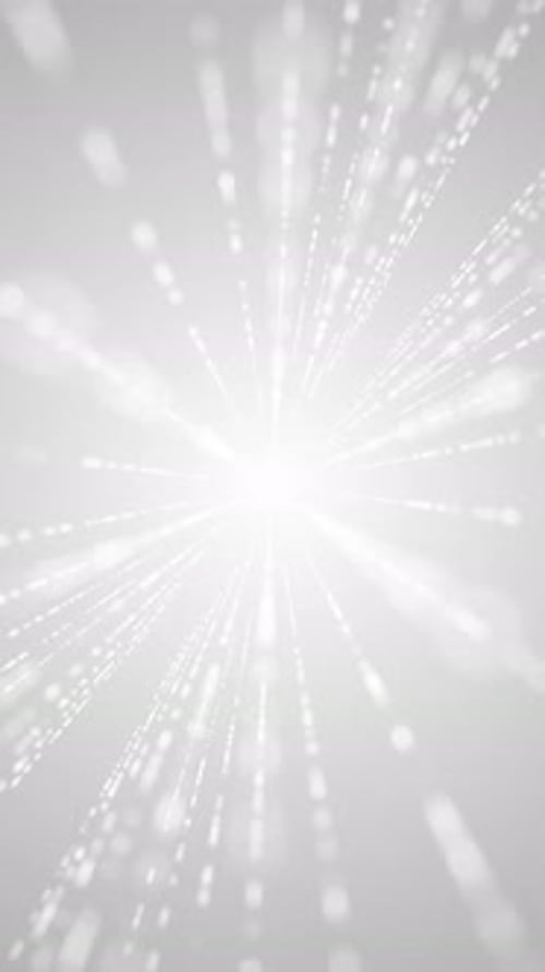 Minimalist White Light Burst Background