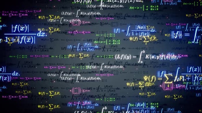 Various Math Formulas 4k, Backgrounds Motion Graphics ft. algebra ...