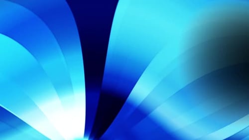 Abstract Fluid Blue Wavy Light Background Animation