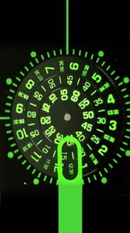 Watch Clock Timer in Vertical