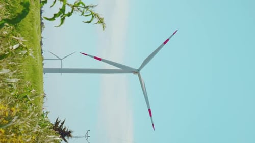 Wind Turbine Power Generator Vertica