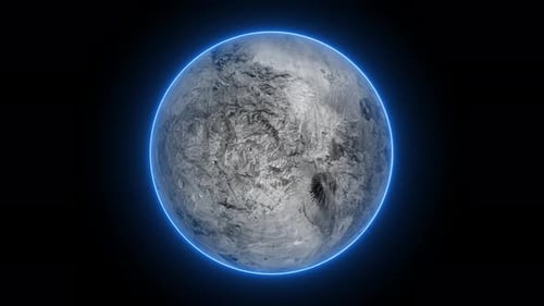 Glowing planet