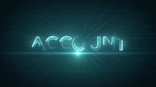 Futuristic Grid Text Reveal Animation