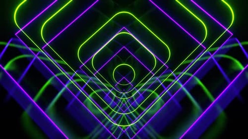 Lime And Purple Hypnotic Abstract Moving Background Vj Loop In Hd