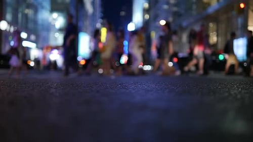 urban metropolis city lifestyle shot of people commuting