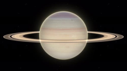Planet Saturn Seamless Loop