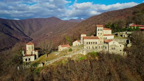 Nekresi Monastery Aerial View