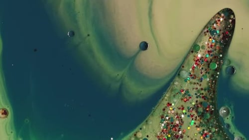 Paint Flow Art Fluid Liquid Spill Explosion Oil
