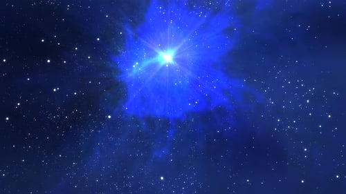 Raumfahrt zu einem Supernova-Stern