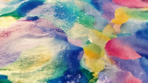 Vibrant Abstract Watercolor Paint Background Texture