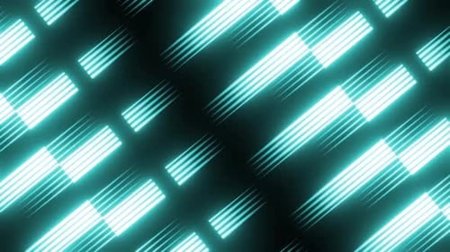 Dynamic blue glowing light streaks create a modern tech background