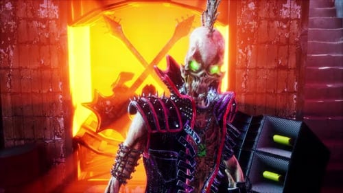 Punk Skeleton VJ Loop