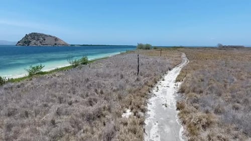 Aerial view of beautiful beach