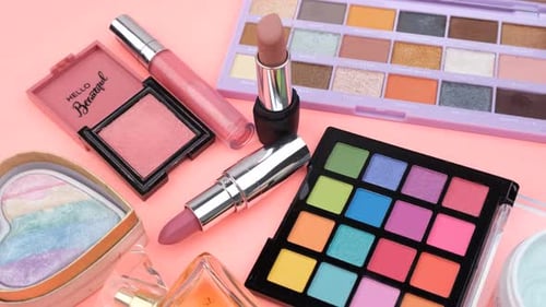 makeup cosmetic rotating