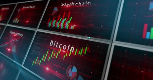 Bitcoin charts and graphs 3d diagram