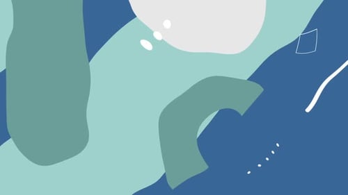 Abstract Fluid Organic Shapes Seamless Loop Animation Background