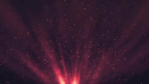 Yellow Glittering Particles Animation Loop