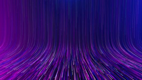 Abstract Futuristic Data Flow Light Streaks Background