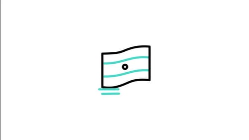 Argentina Flag Animated Icon