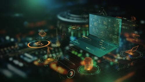 Análisis de datos holográficos y proyecciones con tablas, gráficos y modelos 3D