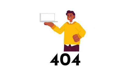 Monitoring Trends 404 Error Animation