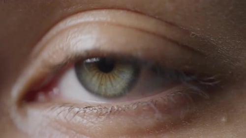 Human Close Up Eye Blinking, Blinking Eyes