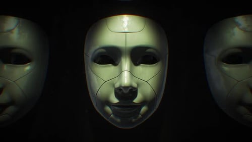 Wandmaske Clones Dark