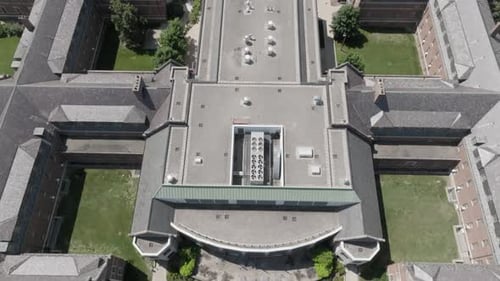 Michigan State University Aerial Drone Phillips Hall