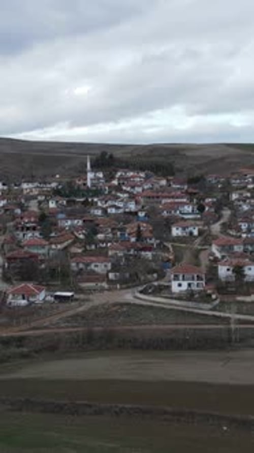Village à flanc de colline