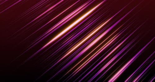 Dynamic Neon Light Trails with Diagonal Glowing Streaks Background