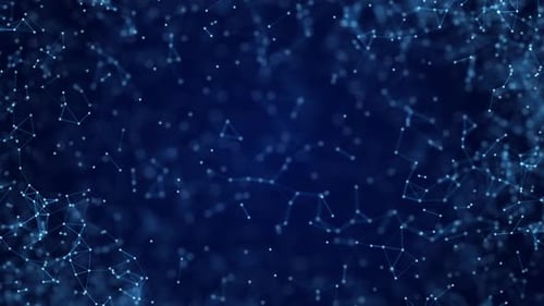 Abstract Digital Network Connections Technology Background Loop