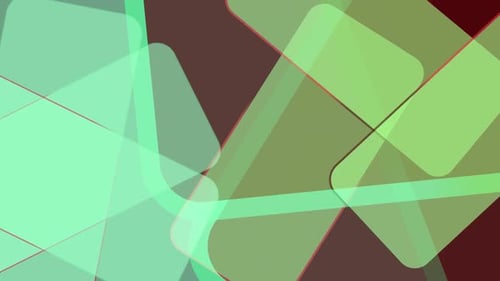 Abstract Geometric Overlapping Shapes Animated Background