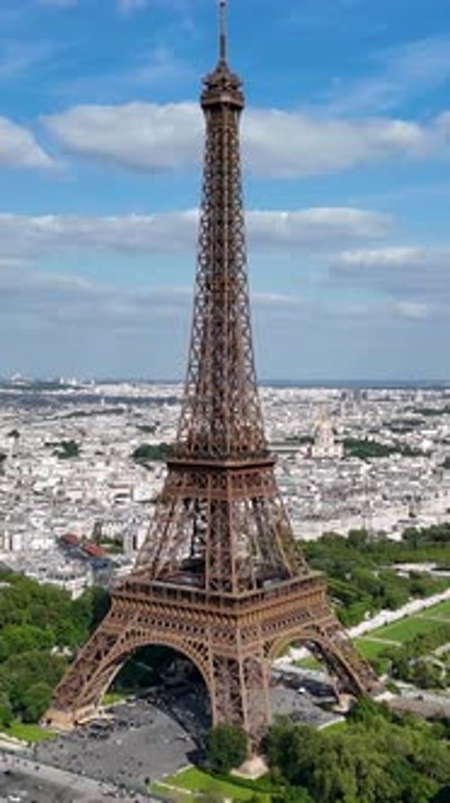 Paris Skyline At Paris France Island In France.