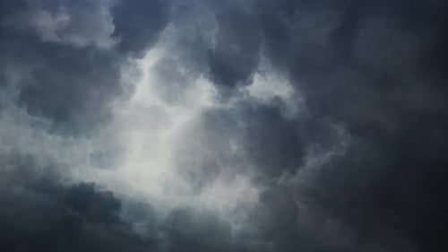 Dramatic Billowing Storm Clouds