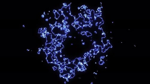 Neon Electric Plasma Energy Transition Reveal